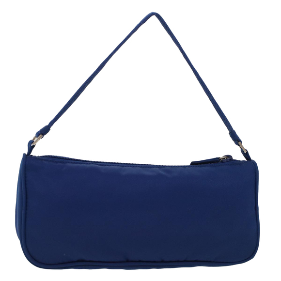 PRADA Accessory Pouch Nylon Blue Auth 44146 - Picture 2 of 16